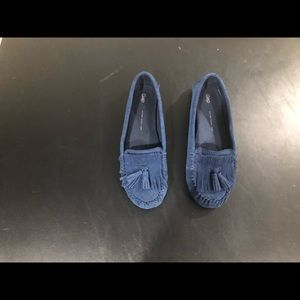 Blue Suede Gap loafers Size 8.5